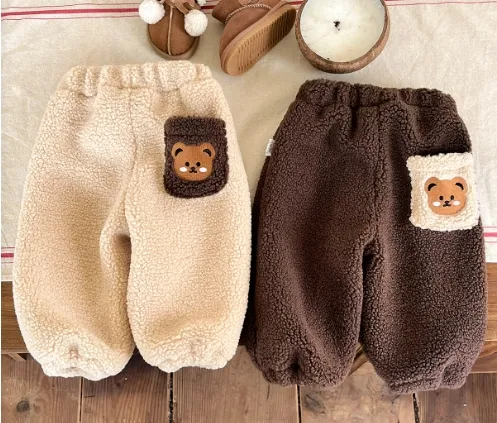 Cute Cartoon Polyester Boys Pants