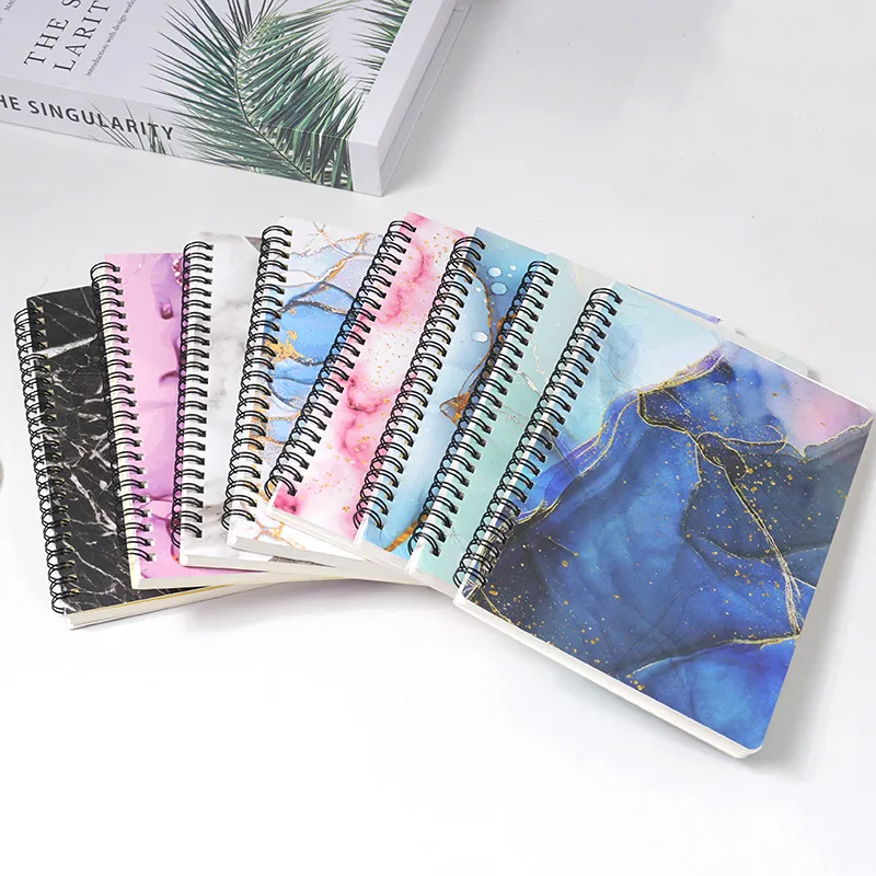 1 Piece Tie Dye School Paper Novelty Notebook
