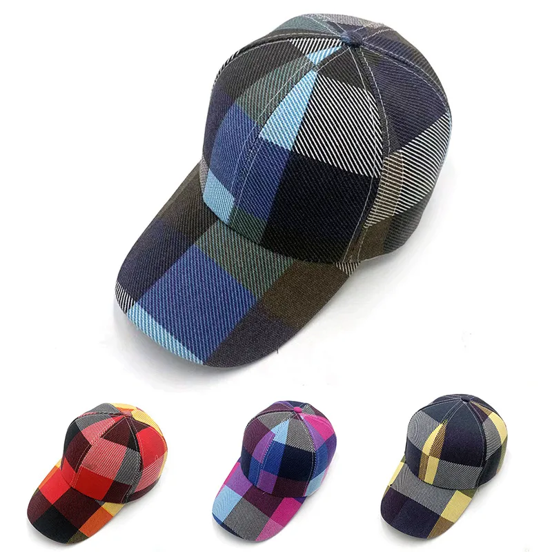 Women's Retro Simple Style Color Block Curved Eaves Baseball Cap