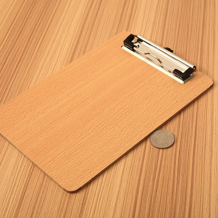 1 Piece Solid Color Class Learning Daily Mdf Height Density Plate Classic Style Folder