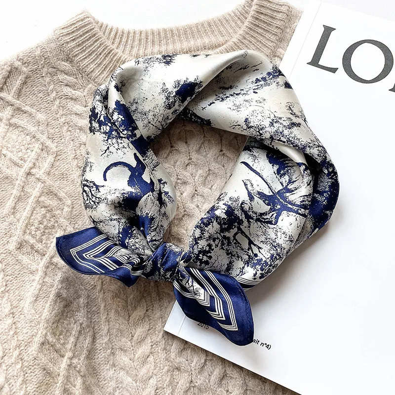Women's Sweet Flower  Silk Silk Scarf