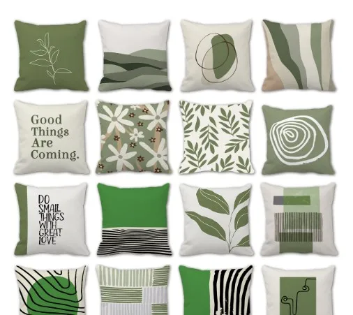 Vacation Plant Plush Pillow Cases