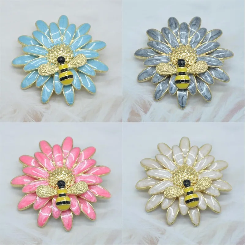 Fashion Flower Alloy Enamel Women's Brooches