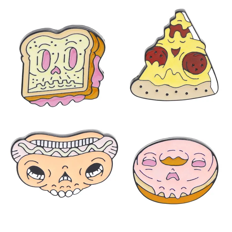 Cute Cartoon Alloy Enamel Unisex Brooches