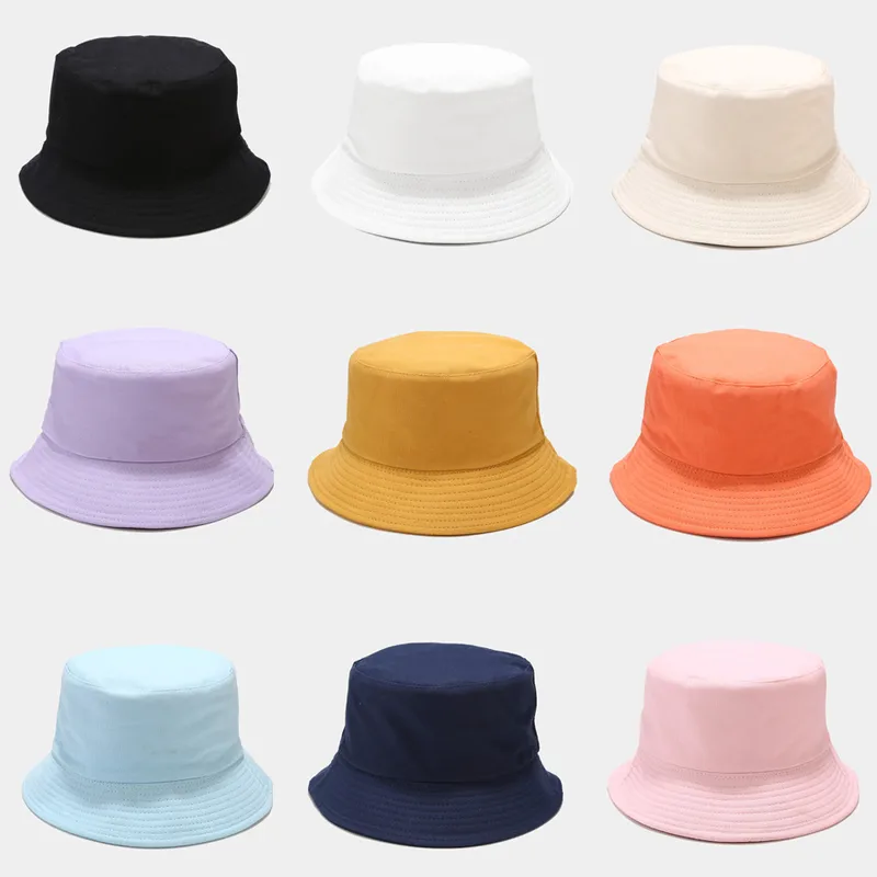 Women's Casual Solid Color Wide Eaves Bucket Hat