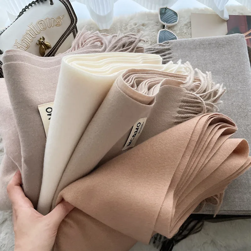 Soft Imitation Cashmere Scarf Women's Autumn And Winter Korean Style New Warm Couple Scarf Cold-proof Outer Long Shawl
