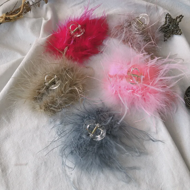 Basic Solid Color Plastic Spray Paint Hair Claws