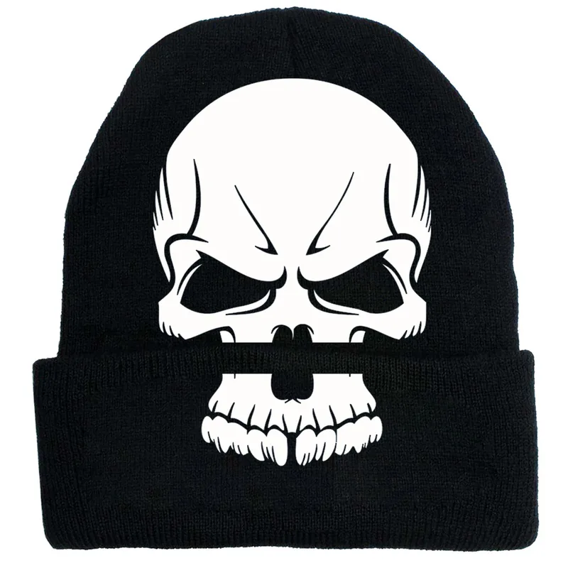 Women's Simple Style Color Block Printing Eaveless Wool Cap