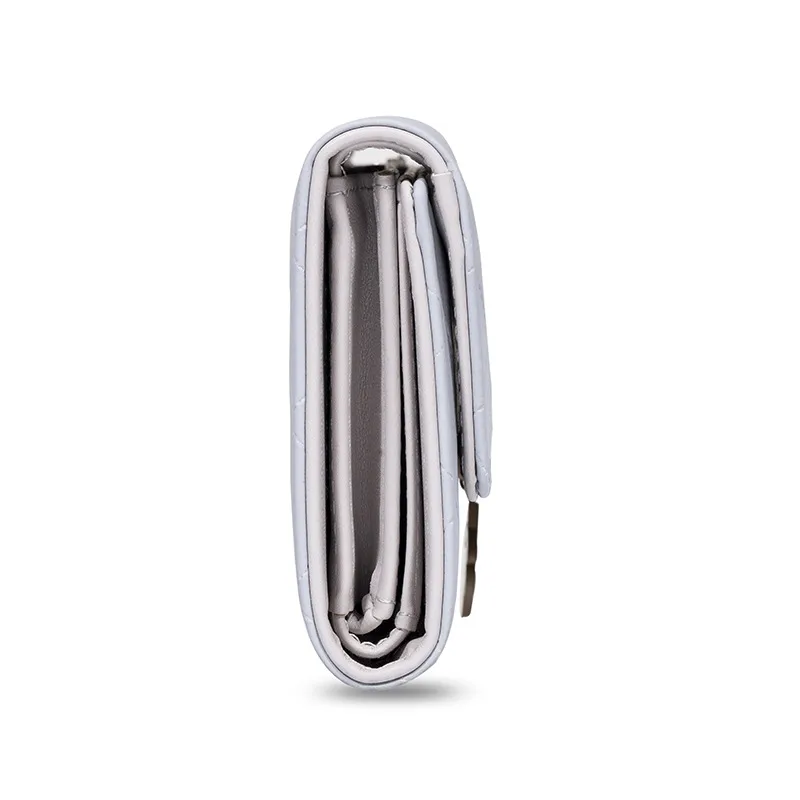 Women's Solid Color Pu Leather Flip Cover Wallets