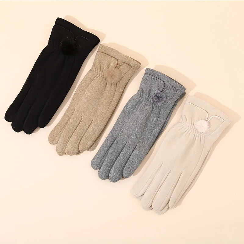Women's Elegant Classic Style Solid Color Gloves