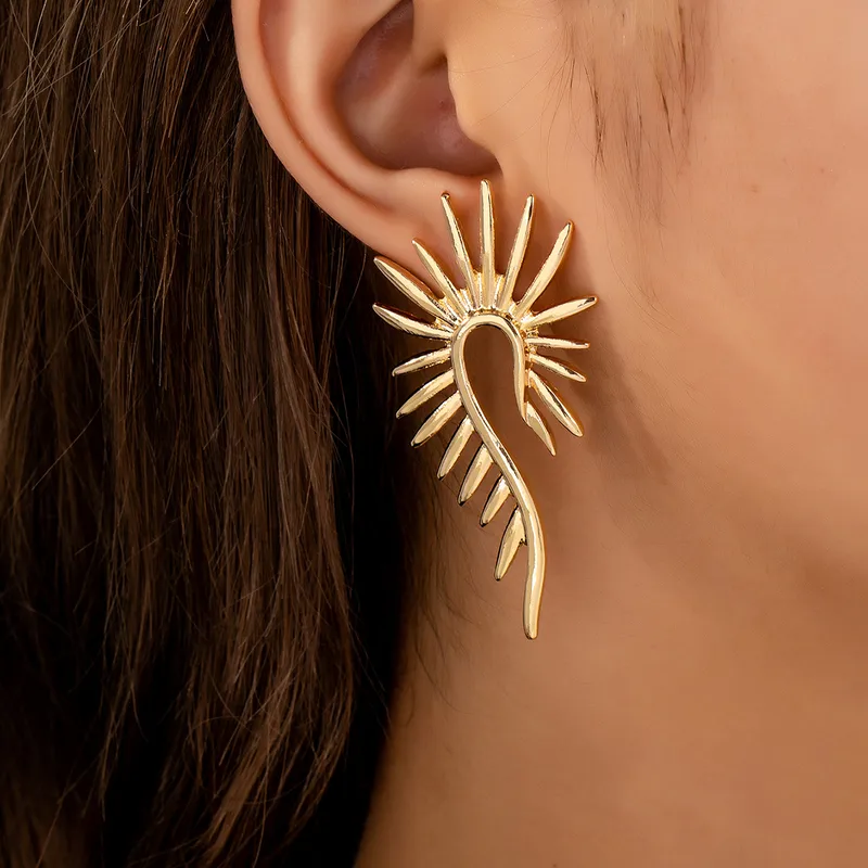 1 Pair Simple Style Streetwear Geometric Zinc Alloy Ear Studs