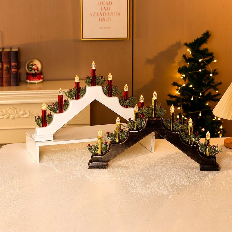 Christmas IG Style Candle Plastic Party Festival Ornaments