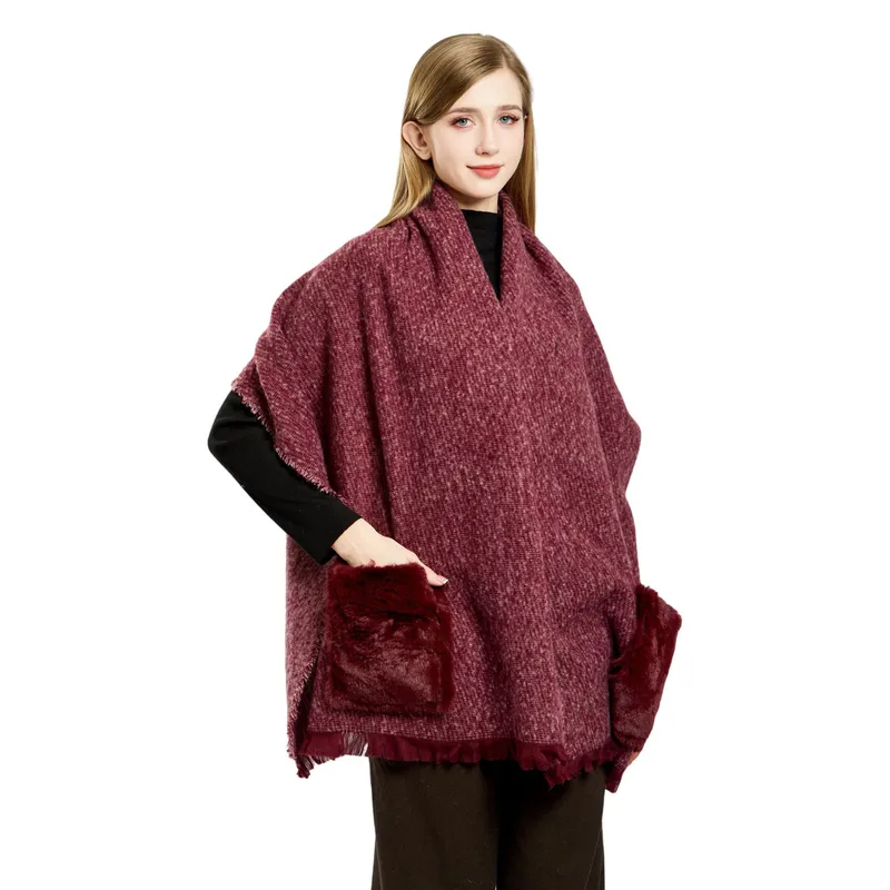 Women's Casual Solid Color Polyester Scarf