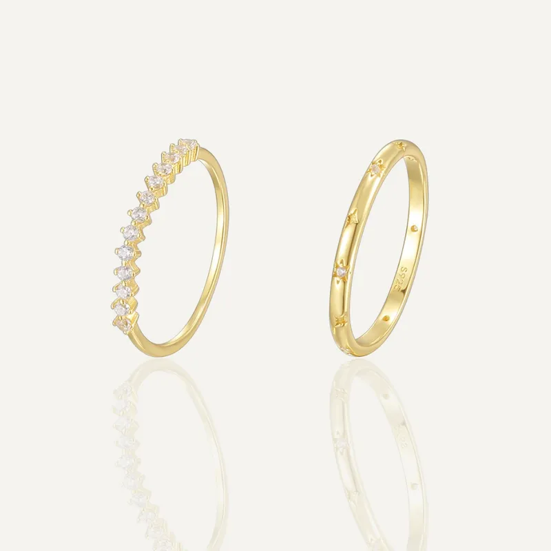 925 Sterling Silver Circle Rings