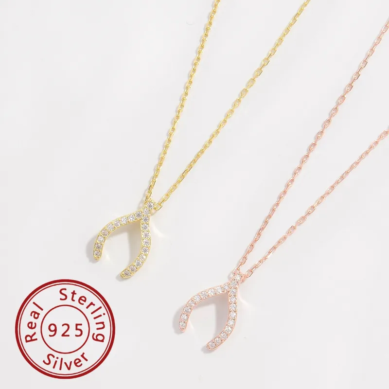Sterling Silver 14K Gold Plated White Gold Plated Elegant Romantic Plating Inlay Solid Color Zircon Pendant Necklace