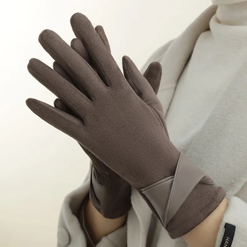 Women's Basic Simple Style Solid Color Gloves