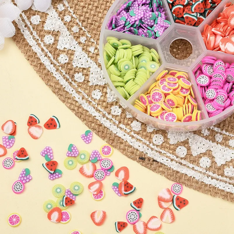Cute Sweet Fruit Polymer Clay 1 Set
