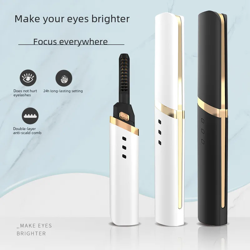 Eyelash Curler Rechargeable Electric Heating Beauty Tool Shaping Eye Curler Electric Eyelash Curler Manufacturer