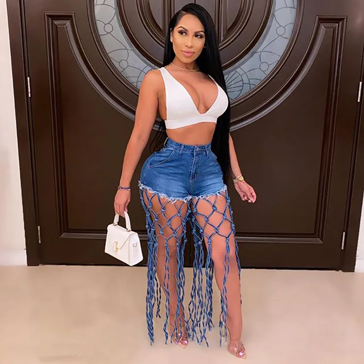 Women's Holiday Daily Selfie Casual Simple Style Streetwear Solid Color Shorts Jeans
