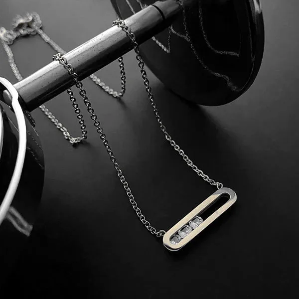 201 Stainless Steel 18K Gold Plated Simple Style Geometric Zircon