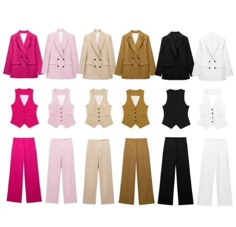 Women's Long Sleeve Blazers Business Classic Style Solid Color