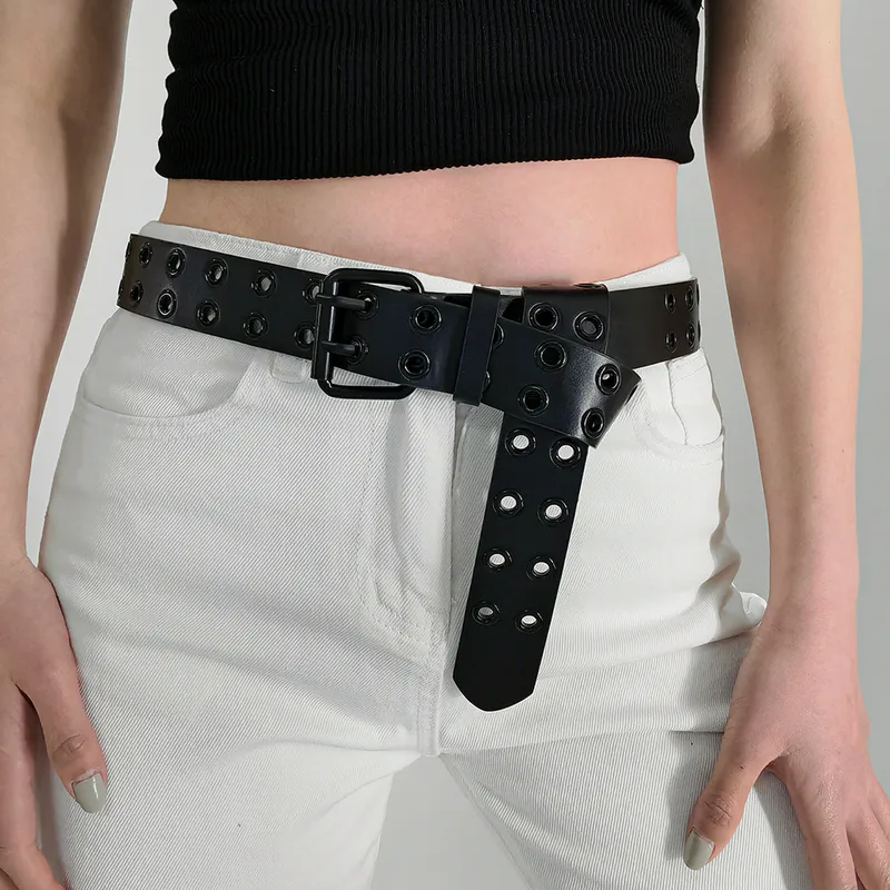 Casual Simple Style Classic Style Solid Color Pu Leather Belt Buckle Women's Leather Belts