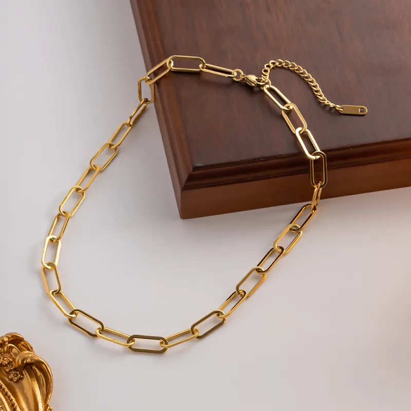 Wholesale Jewelry Simple Style Return Stainless Steel Titanium Steel Plating Pendant Necklace