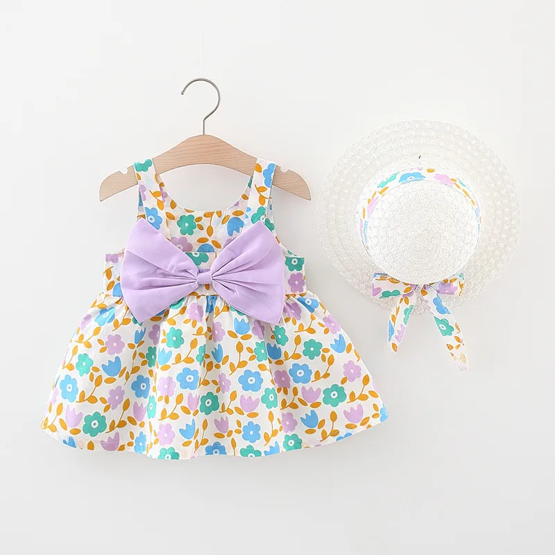 Cute Flower Soft Treatment Girls Dresses