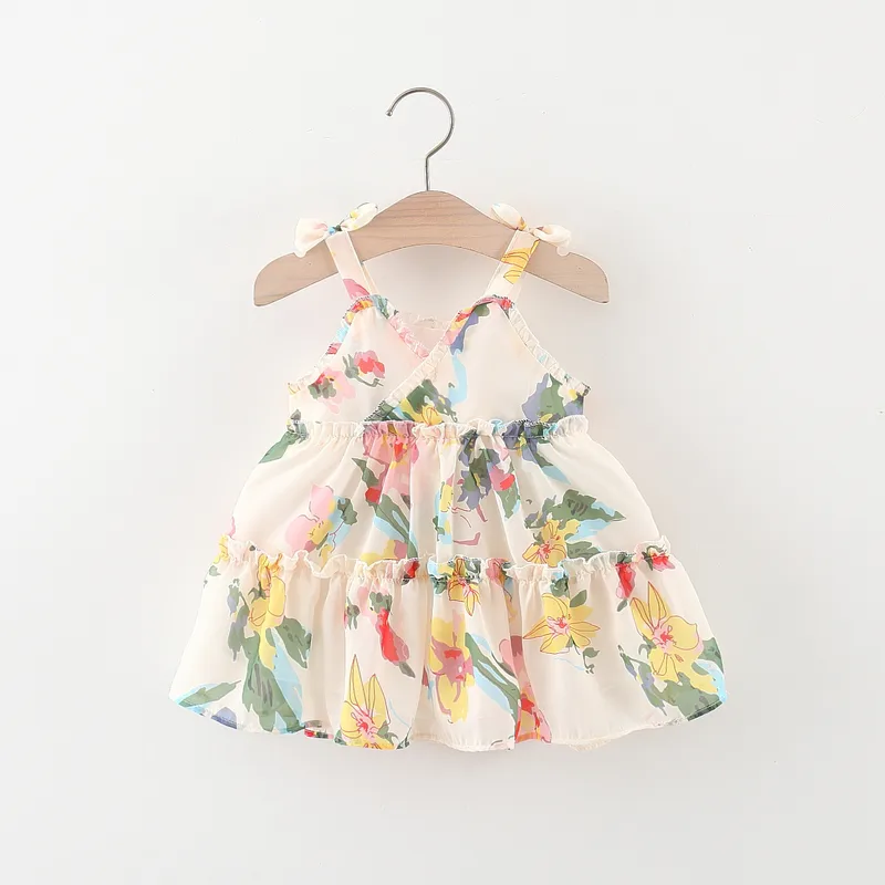 Princess Flower Cotton Girls Dresses