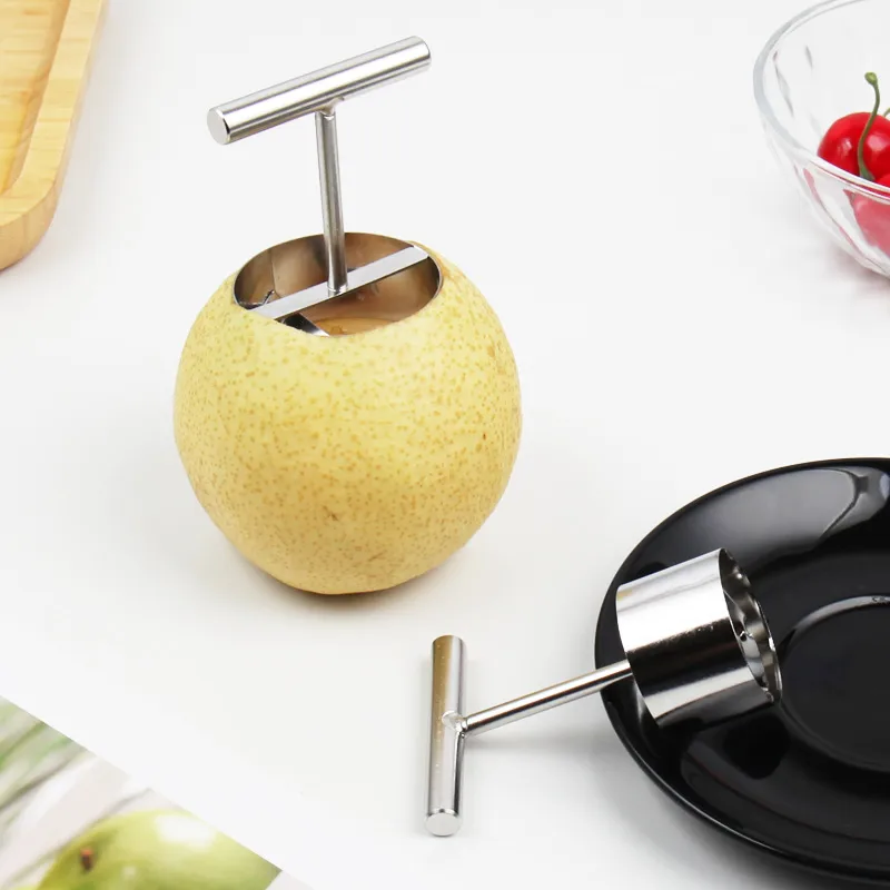 Simple Style Solid Color 304 Stainless Steel Corer 1 Piece