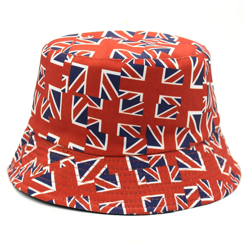 Unisex Basic Geometric Big Eaves Bucket Hat