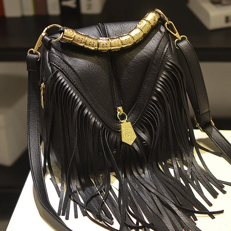 Vintage Style Classic Style Solid Color Pu Leather Women's