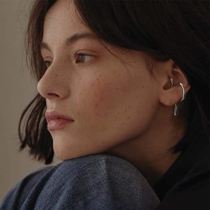 1 Pair Casual Simple Style Geometric Plating Copper Ear Cuffs