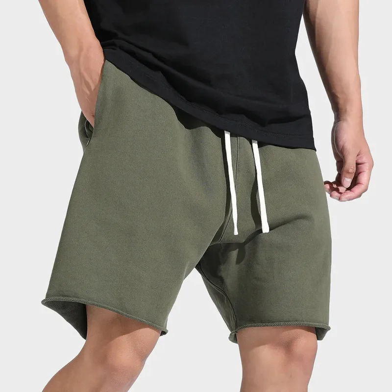 Men's Solid Color Casual Sports Loose Men's Bottoms