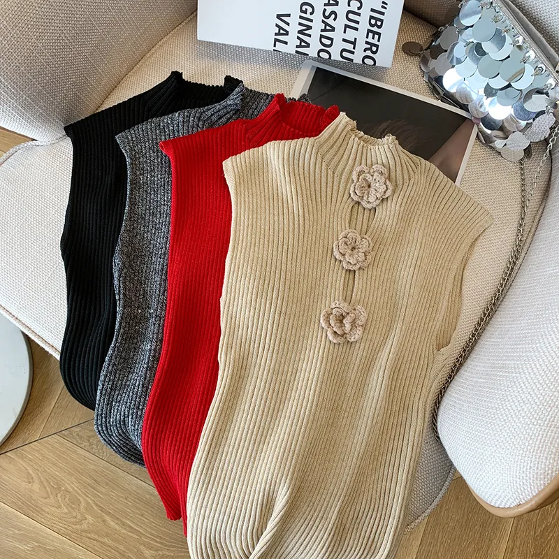Women's Vest Tank Tops Hollow Out Casual Solid Color