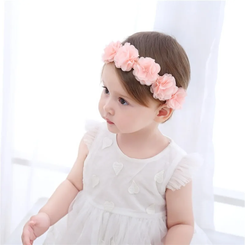 Baby Girl'S Sweet Flower Cloth Hair Band