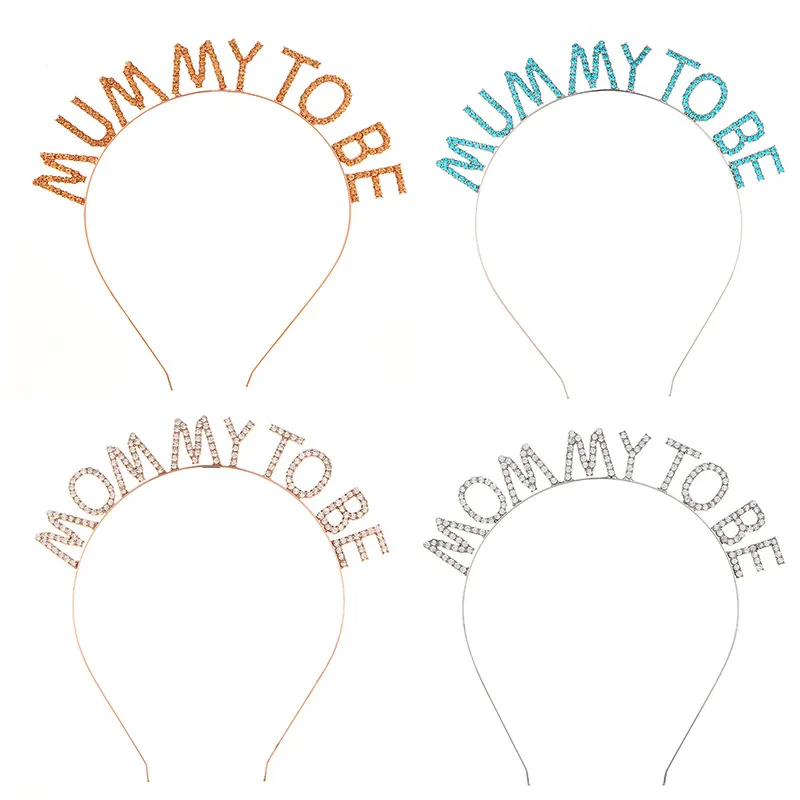 Women's Simple Style Letter Alloy Inlay Rhinestones Hair Band