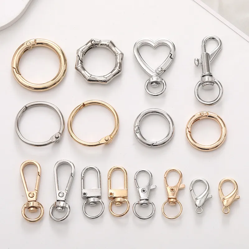 Zinc Alloy Lobster Clasp Keychain Jewelry DIY Handcrafted Accessories
