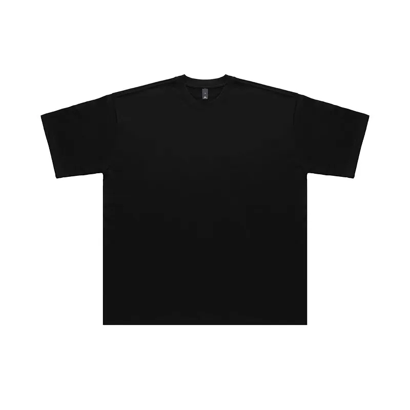 320g Heavy American Cotton Short-sleeved T-shirt Couple Solid Color Top Casual Plus Size Bottoming Shirt Men And Women Bottoming Shirt