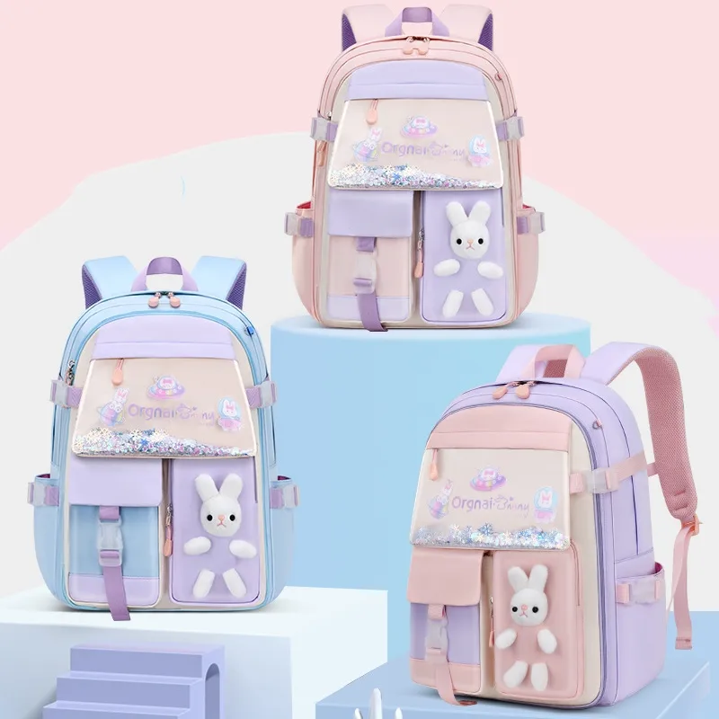 Waterproof Animal Cartoon Letter School Daily Kids Backpack