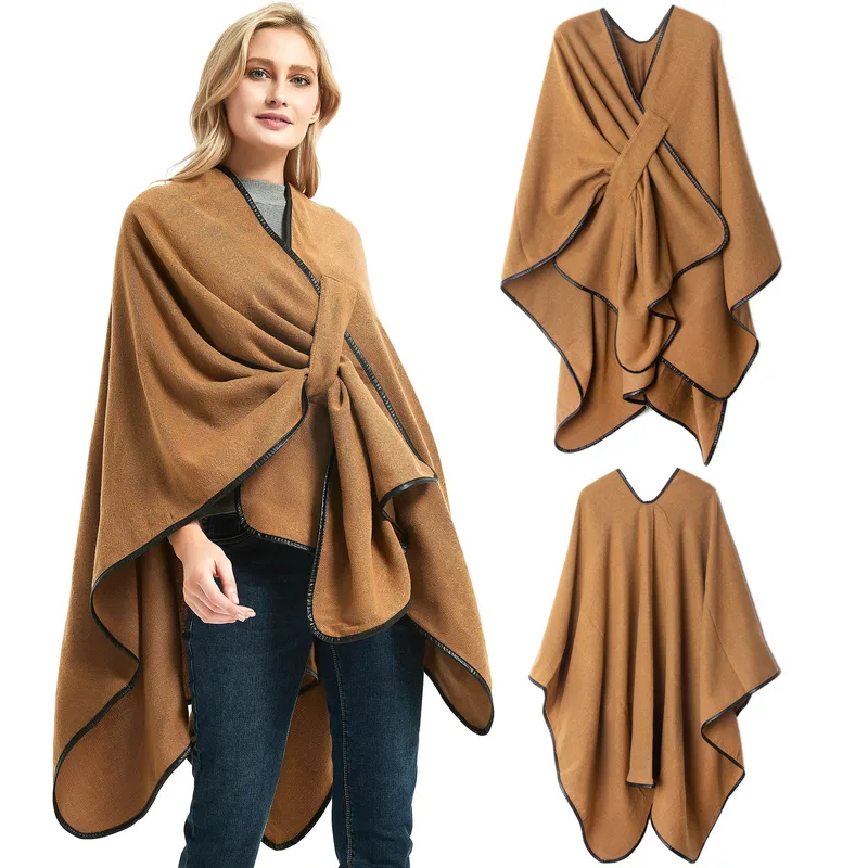 Women's Streetwear Solid Color Imitation Cashmere Acrylic Shawl