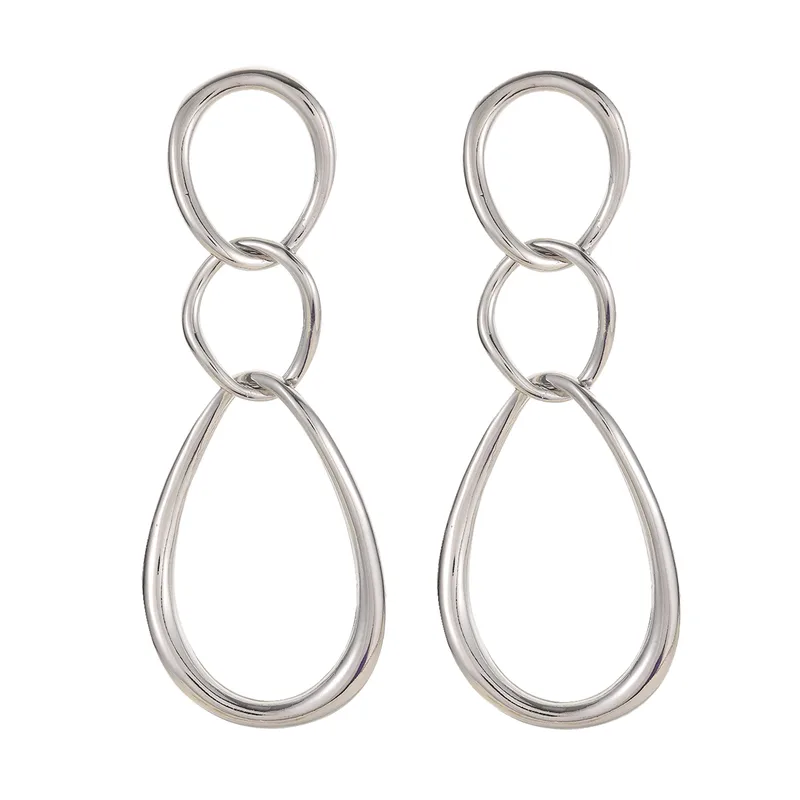 1 Pair IG Style Simple Style Geometric Copper Drop Earrings