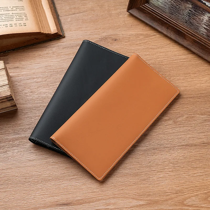 Long Wallet Men's Wholesale Full Top Layer Leather Leather Clutch Men's Multi-card Ultra-thin Card Wallet