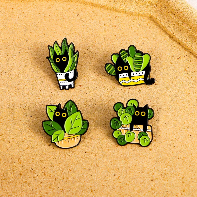 Cute Cartoon Zinc Alloy Enamel Women's Brooches