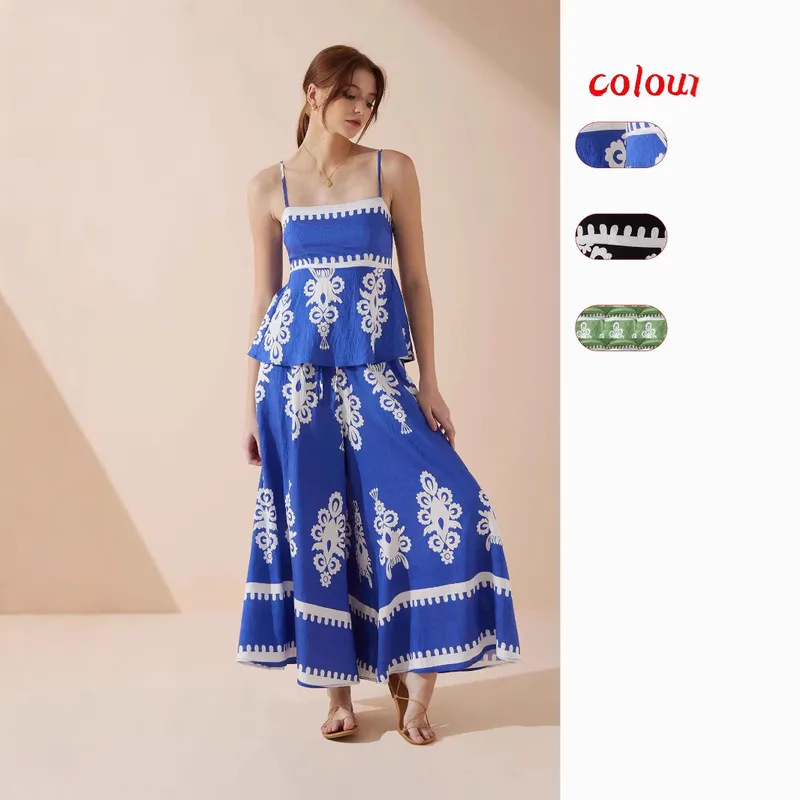 Holiday Women's Vacation Simple Style Flower Polyester Pants Sets Shorts Sets