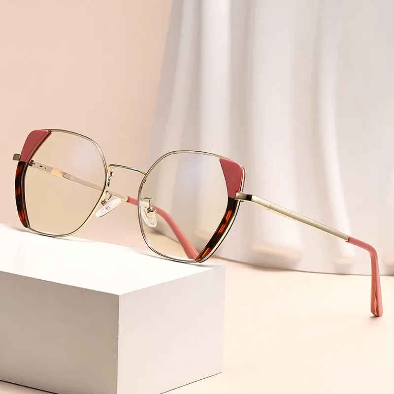 Streetwear Geometric Tac Cat Eye Full Frame Glasses
