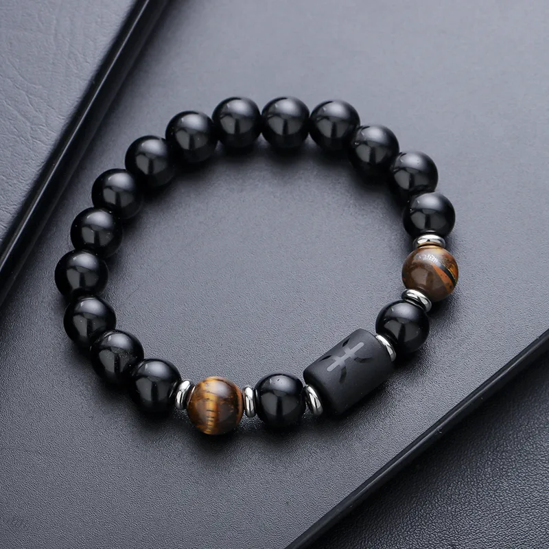 Vintage Style Simple Style Constellation Titanium Steel Plating Unisex Bracelets