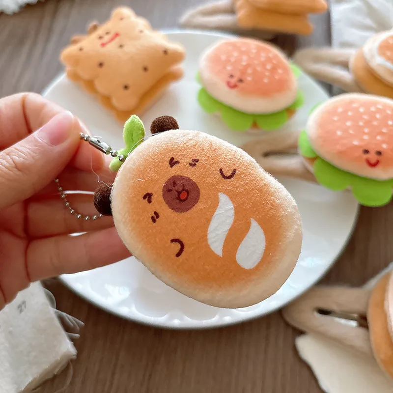 Kid'S Casual Cute Sweet Hamburger Hair Clip