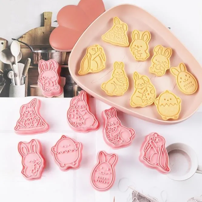 Easter Cute Animal Plastic Bakeware 1 Set