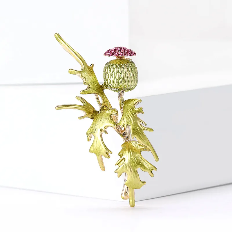 Simple Style Classic Style Leaf Alloy Enamel Women's Brooches